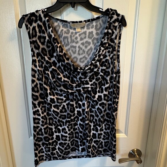 Michael Kohrs Large zebra sleeveless top - Picture 1 of 5